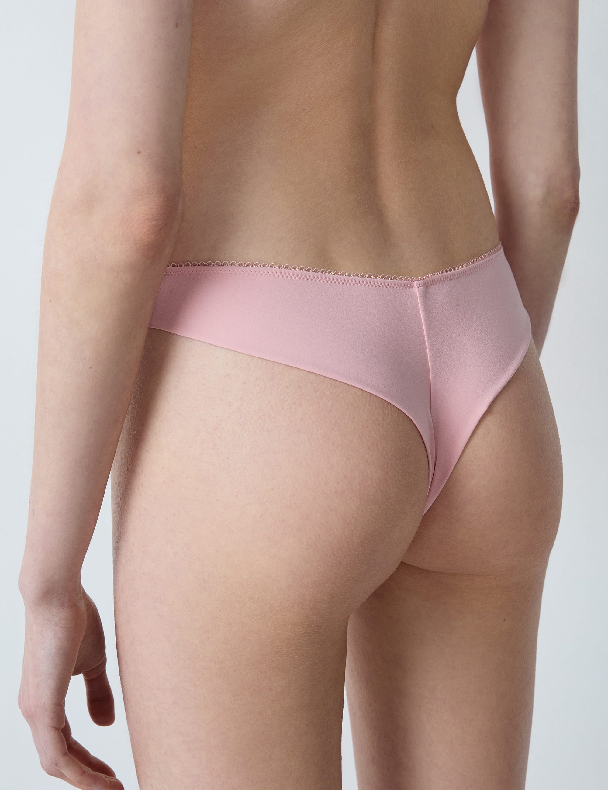 Etam coeur - tanga in rose poudre