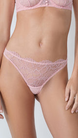 Etam coeur - string in rose poudre