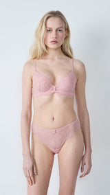 Etam coeur - N2 classique in rose poudre