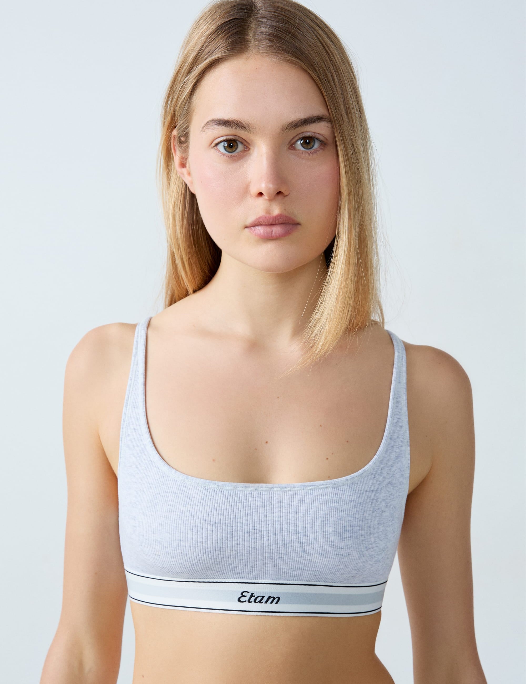 Etam cozy- SA brassiere in gris clair - Image 1