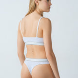 Etam cozy - string in gris clair - Image 2
