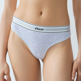 Etam cozy - string in gris clair - Image 1