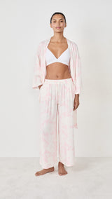 Etam magnolia - pantalon 7/8 spe in imp fond rose - Image 4