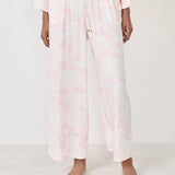 Etam magnolia - pantalon 7/8 spe in imp fond rose - Image 1