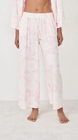 Etam magnolia - pantalon 7/8 spe in imp fond rose - Image 1