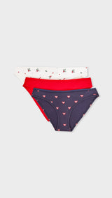 Etam johnnie - 3 slips 12-25 in red - Image 1