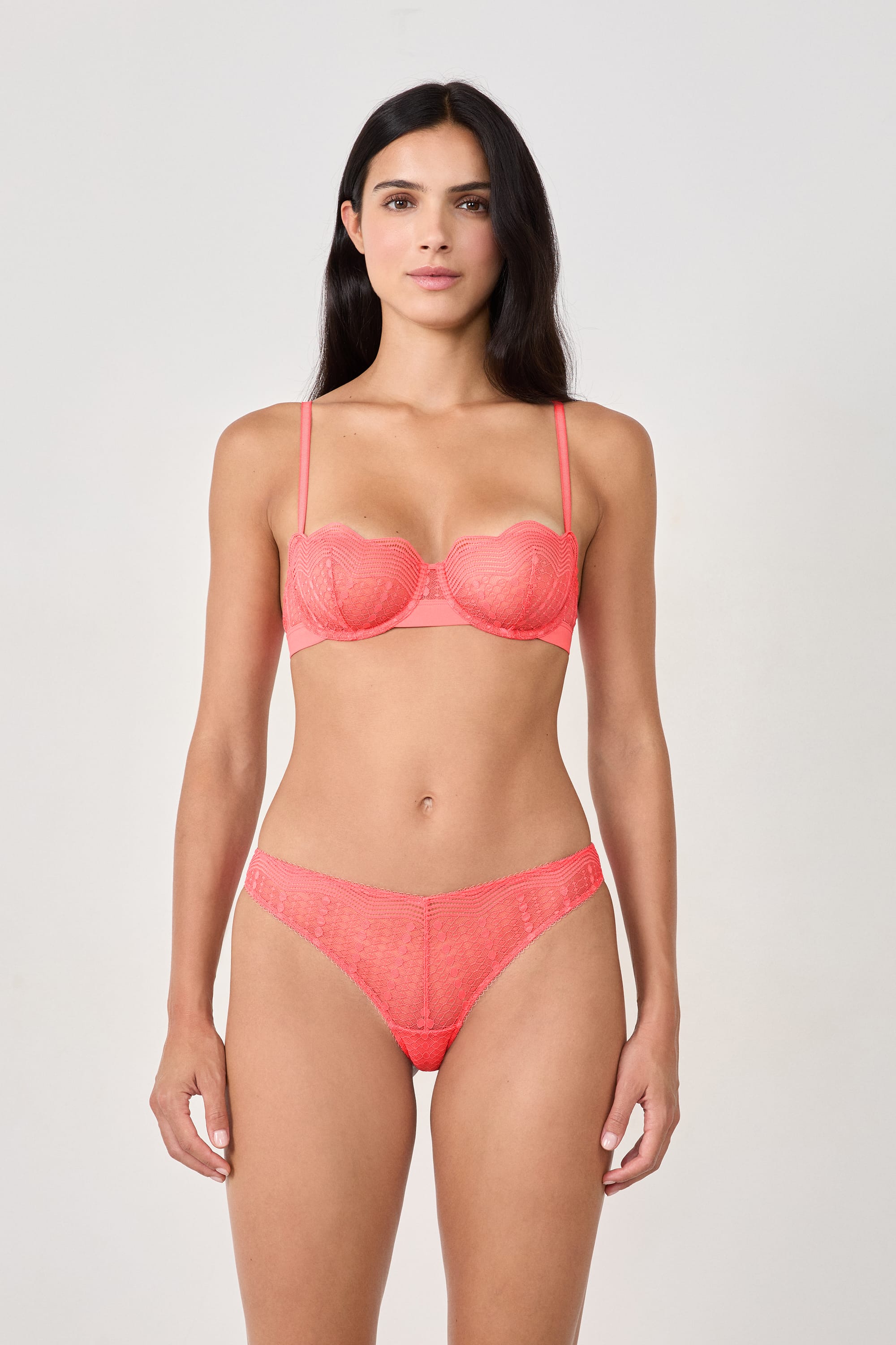Etam envergure - N9 balconnet in coral - Image 5