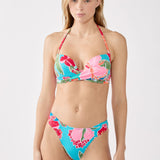 Etam hibiscus - tanga in imp bleu vert - Image 4