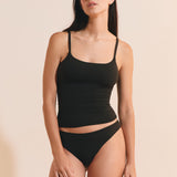 Etam pure soft - tanga in black