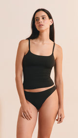 Etam pure soft - tanga in black