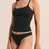 Etam pure soft - tanga in black