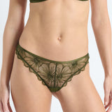 Etam dalhia - tanga in kaki olive