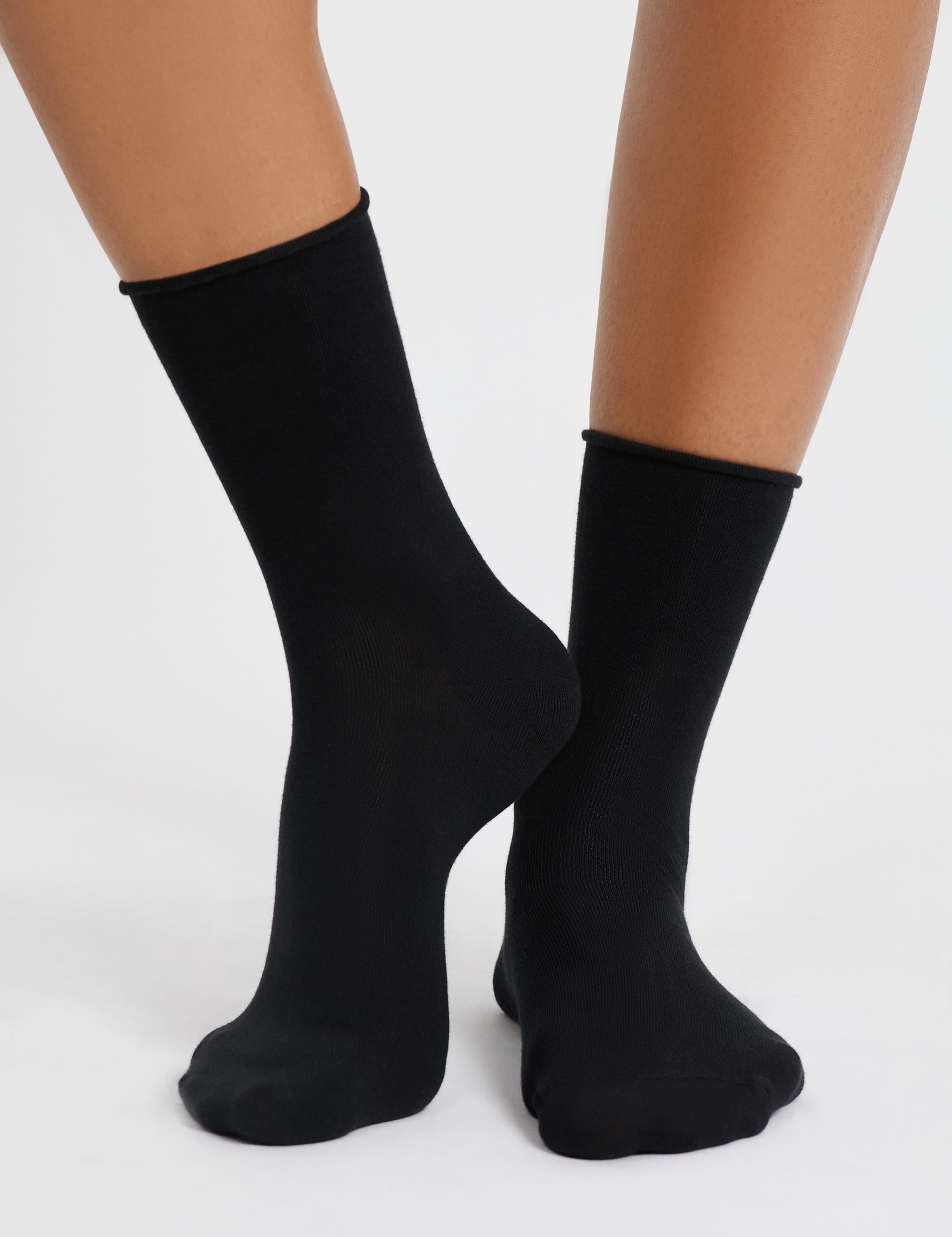 Etam coton midi new - chaussettes in black
