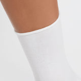 Etam coton midi new - chaussettes in ecru