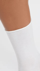 Etam coton midi new - chaussettes in ecru