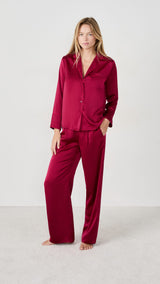 Etam erike - chemise in bordeaux grenat