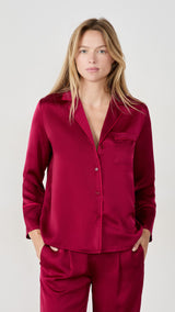 Etam erike - chemise in bordeaux grenat