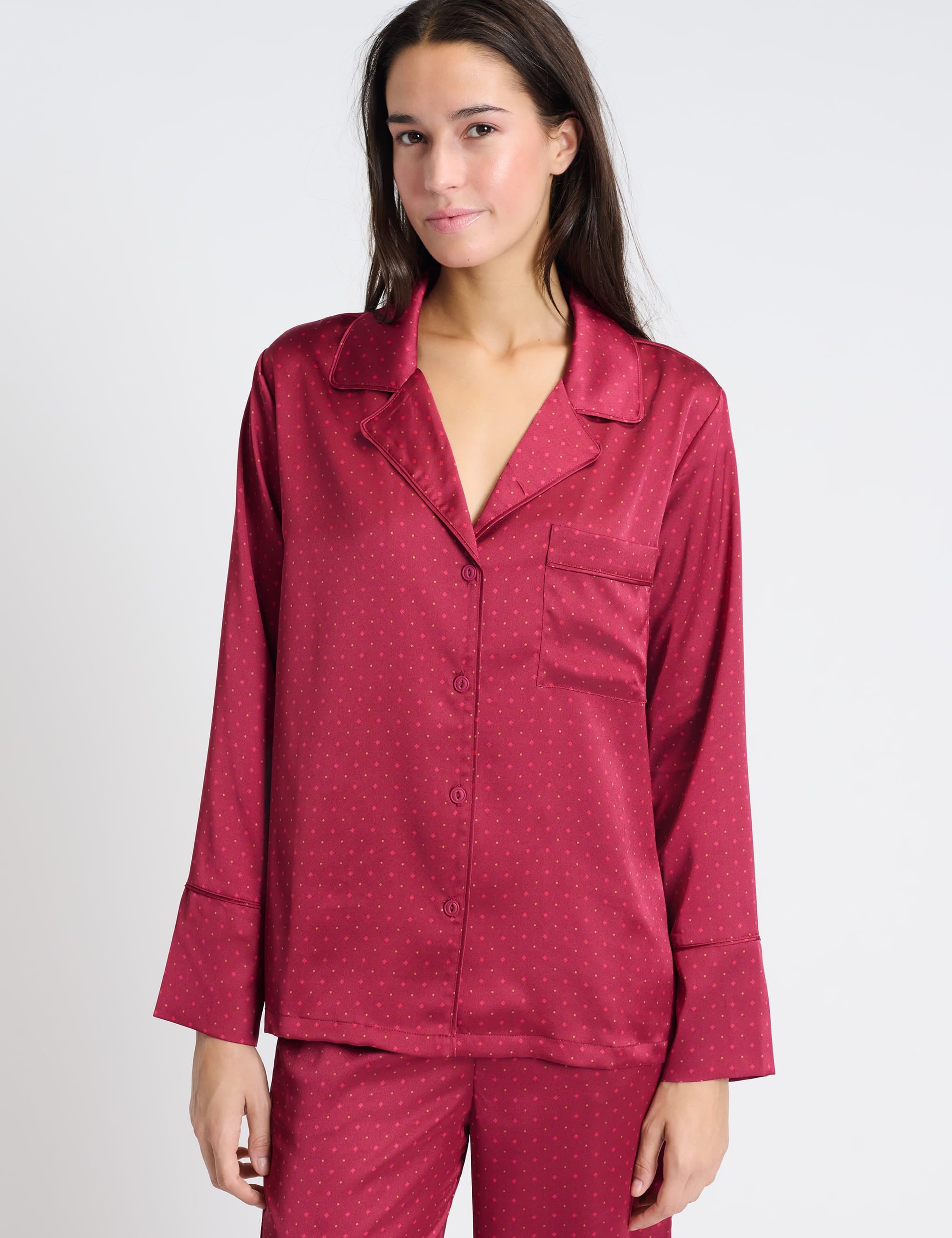 Etam irreelle - chemise spe in imp fond rose - Image 1