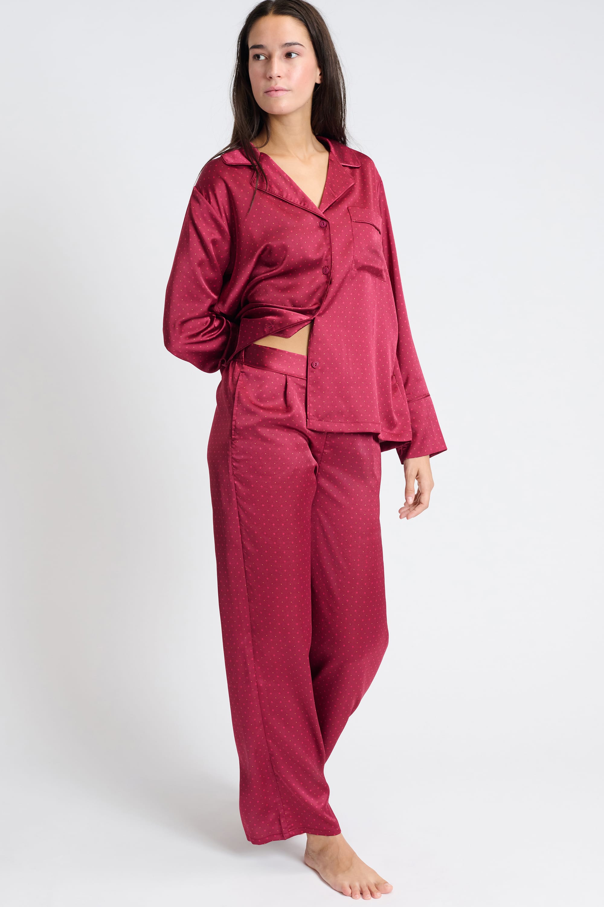 Etam irreelle -pantalon in imp fond rose - Image 3