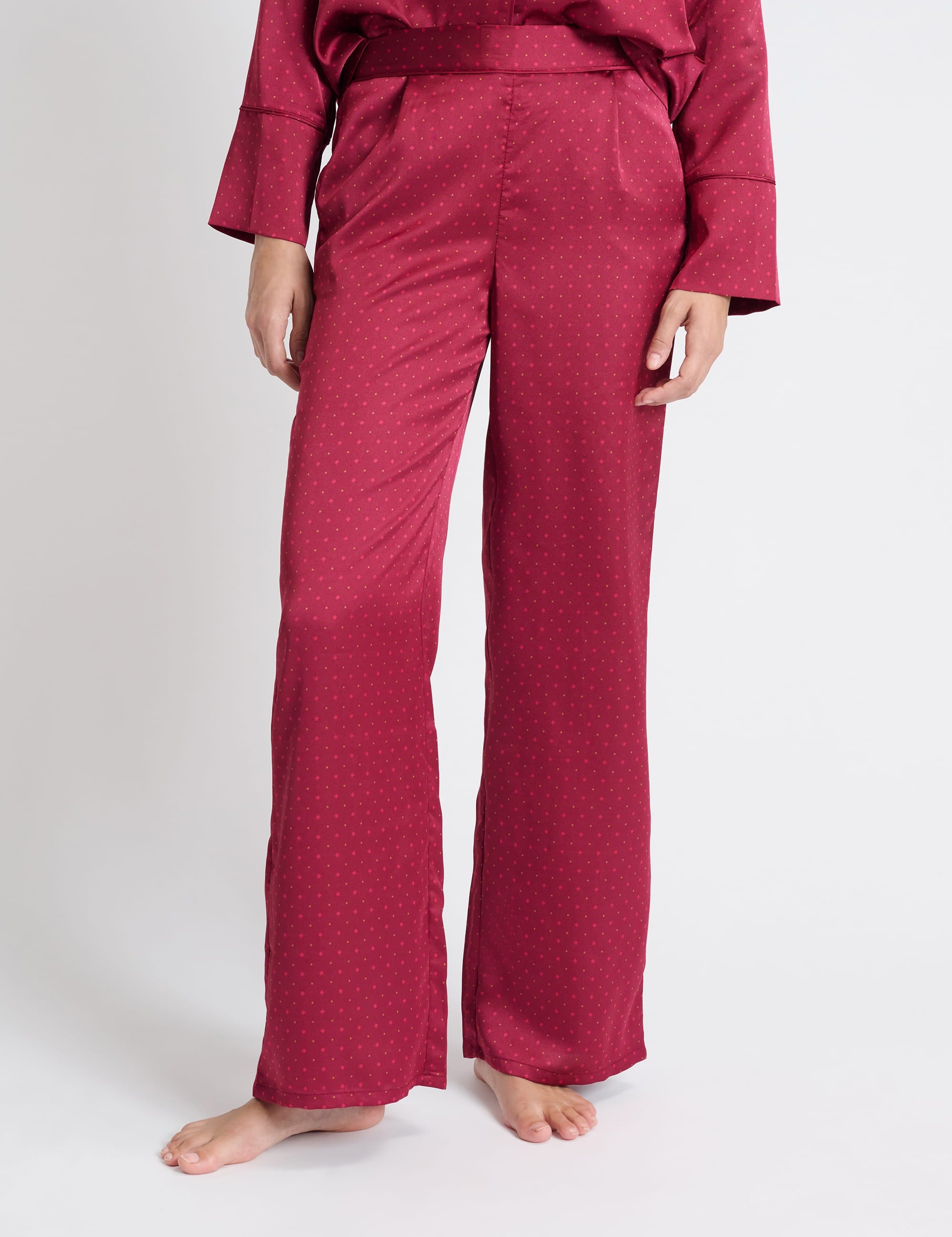 Etam irreelle -pantalon in imp fond rose - Image 1