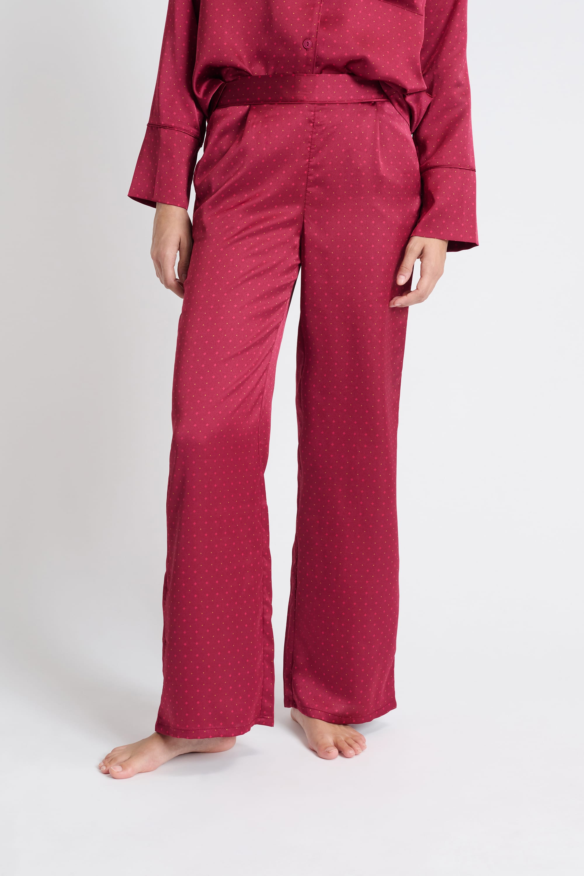 Etam irreelle -pantalon in imp fond rose - Image 1