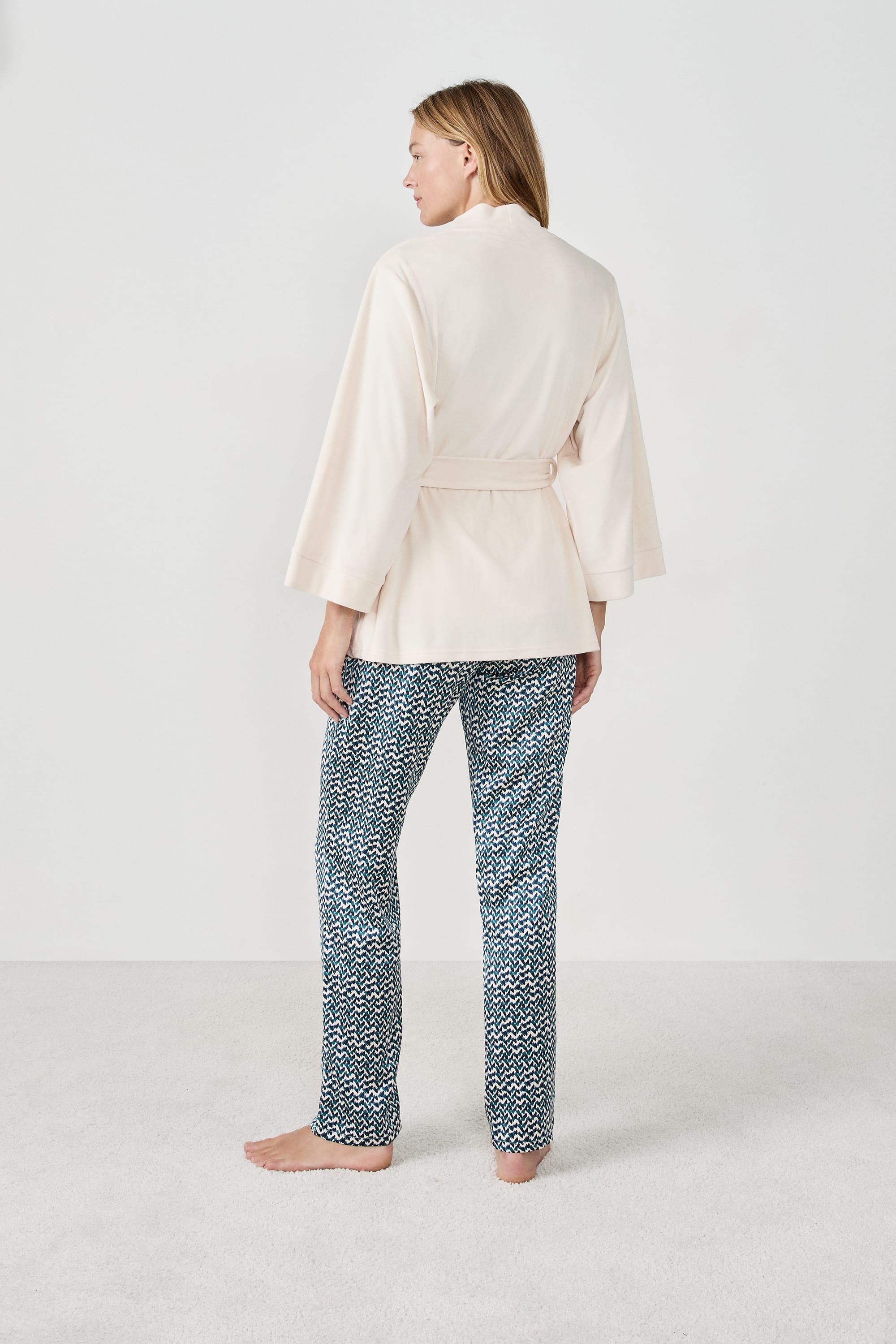 Etam norie - pyjama 3 piece in imp bleu vert... - Image 2
