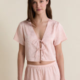 Etam spiree - chemise mc in imp fond rose - Image 5
