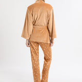 Etam belleh - pyjama 3 pieces in imp fd marron - Image 2