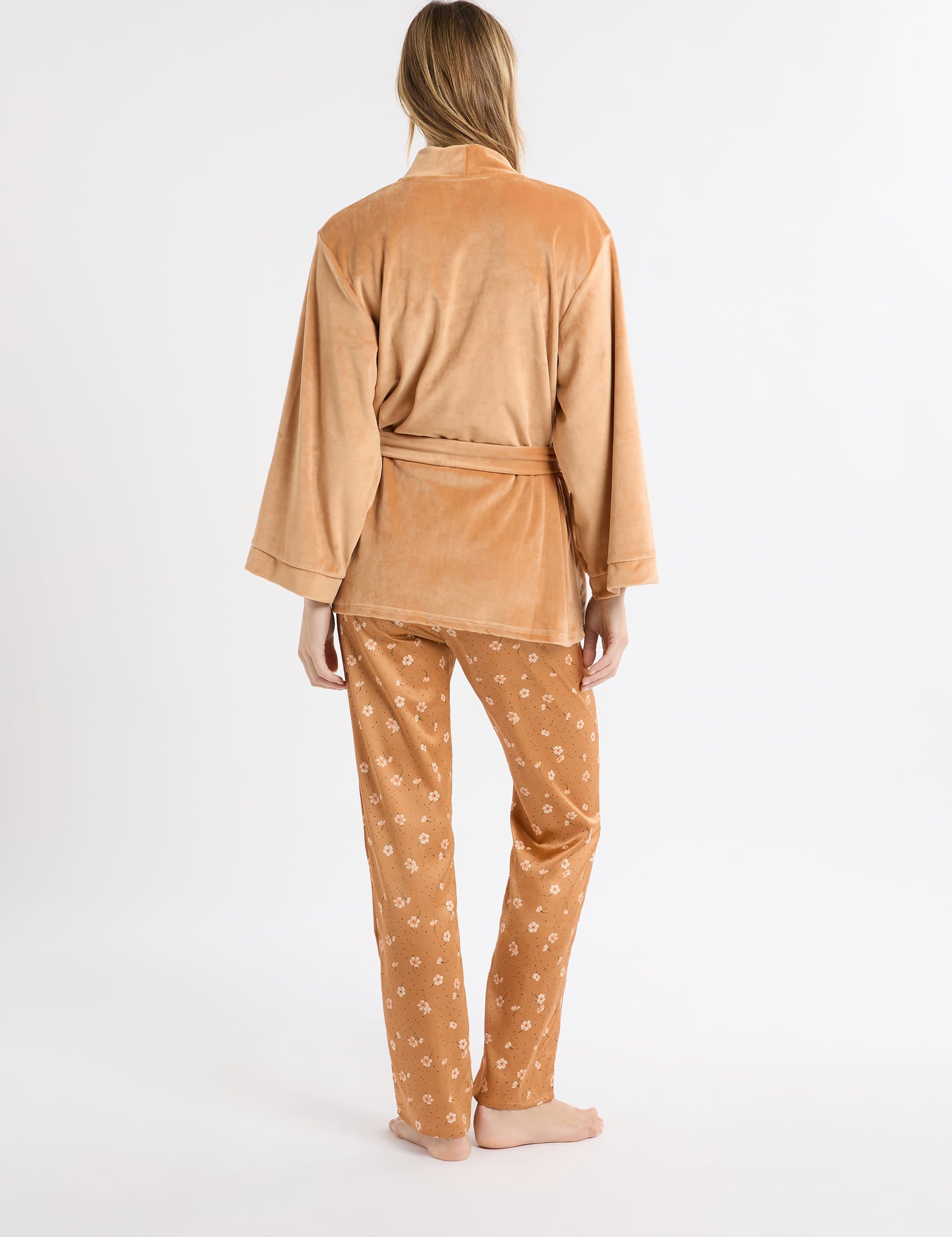 Etam belleh - pyjama 3 pieces in imp fd marron - Image 2