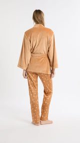 Etam belleh - pyjama 3 pieces in imp fd marron - Image 2