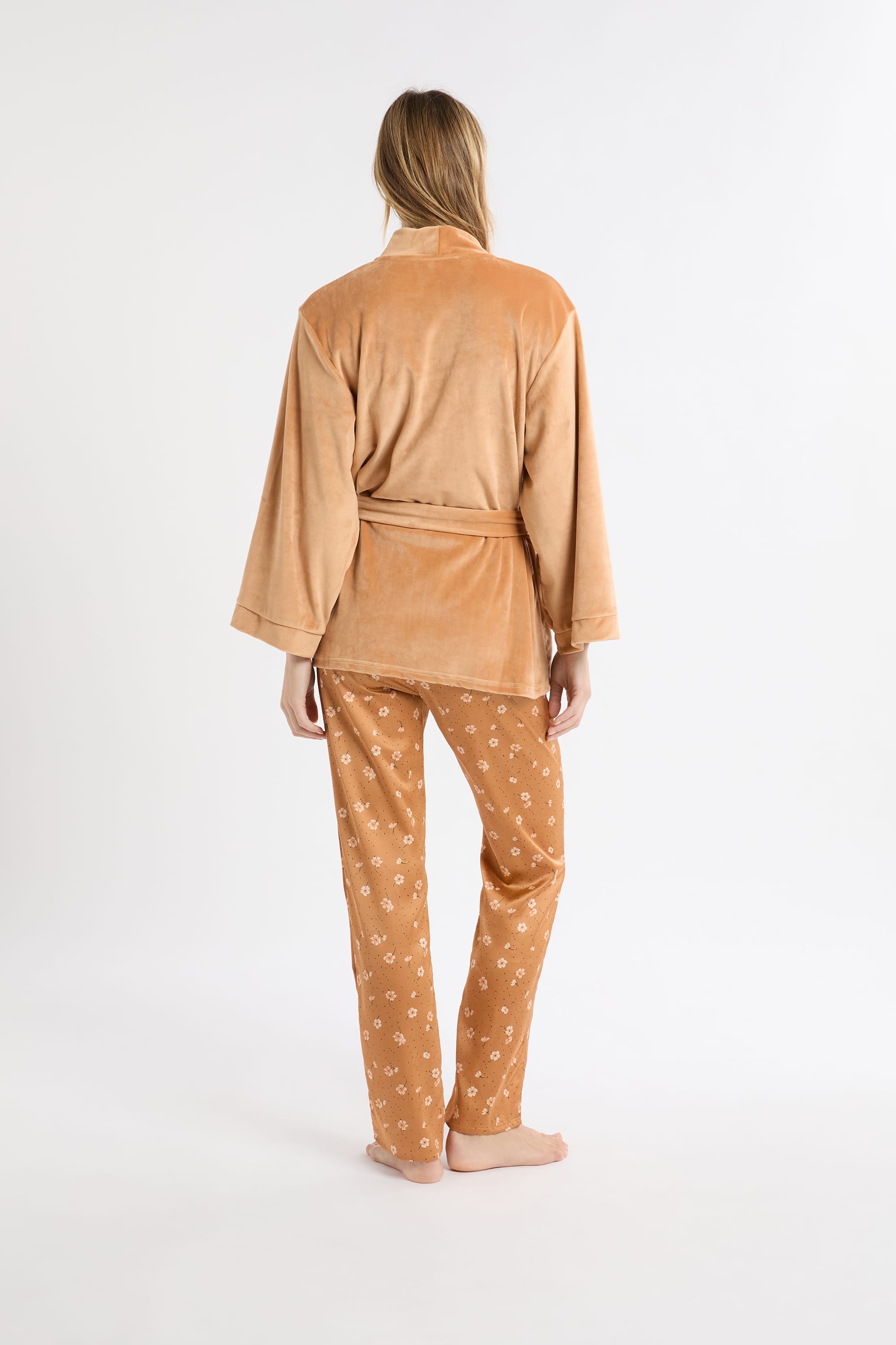 Etam belleh - pyjama 3 pieces in imp fd marron - Image 2