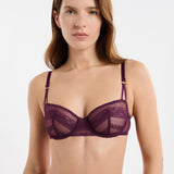 Etam exception - N9 balconnet in plum - Image 1