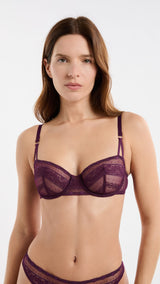 Etam exception - N9 balconnet in plum - Image 1