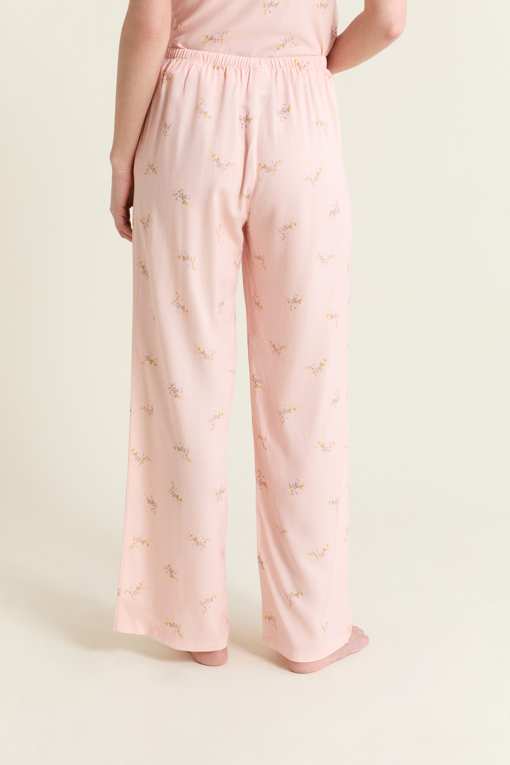 Etam plumia - pantalon in imp fond rose - Image 2