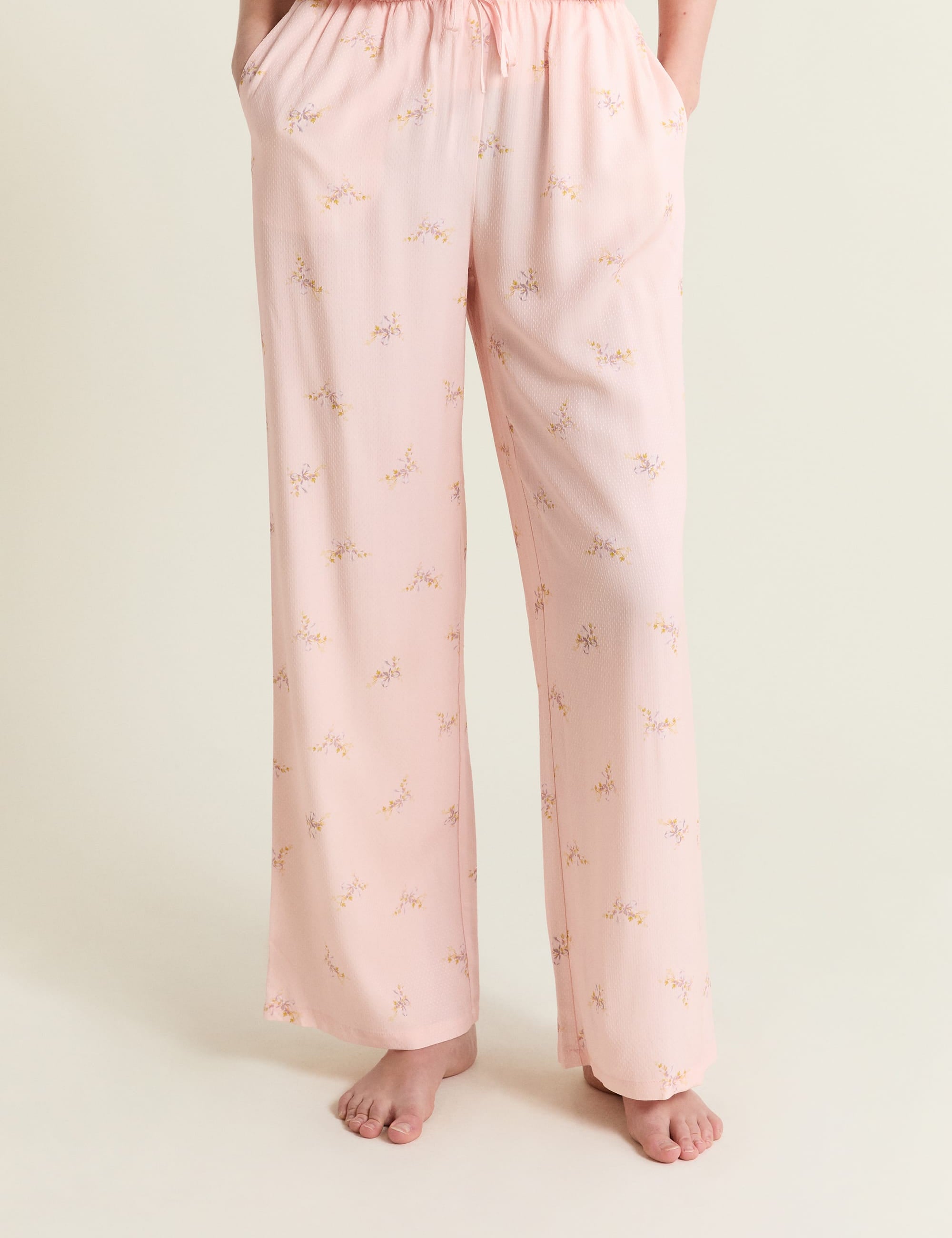 Etam plumia - pantalon in imp fond rose - Image 1