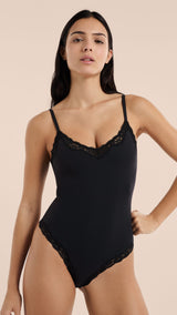 Etam pure soft lace - body in black - Image 3