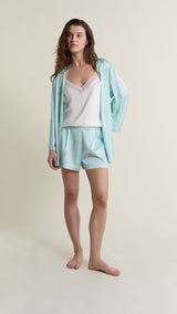 Etam solia - pyjama 3 pcs spe in imp bleu vert - Image 1