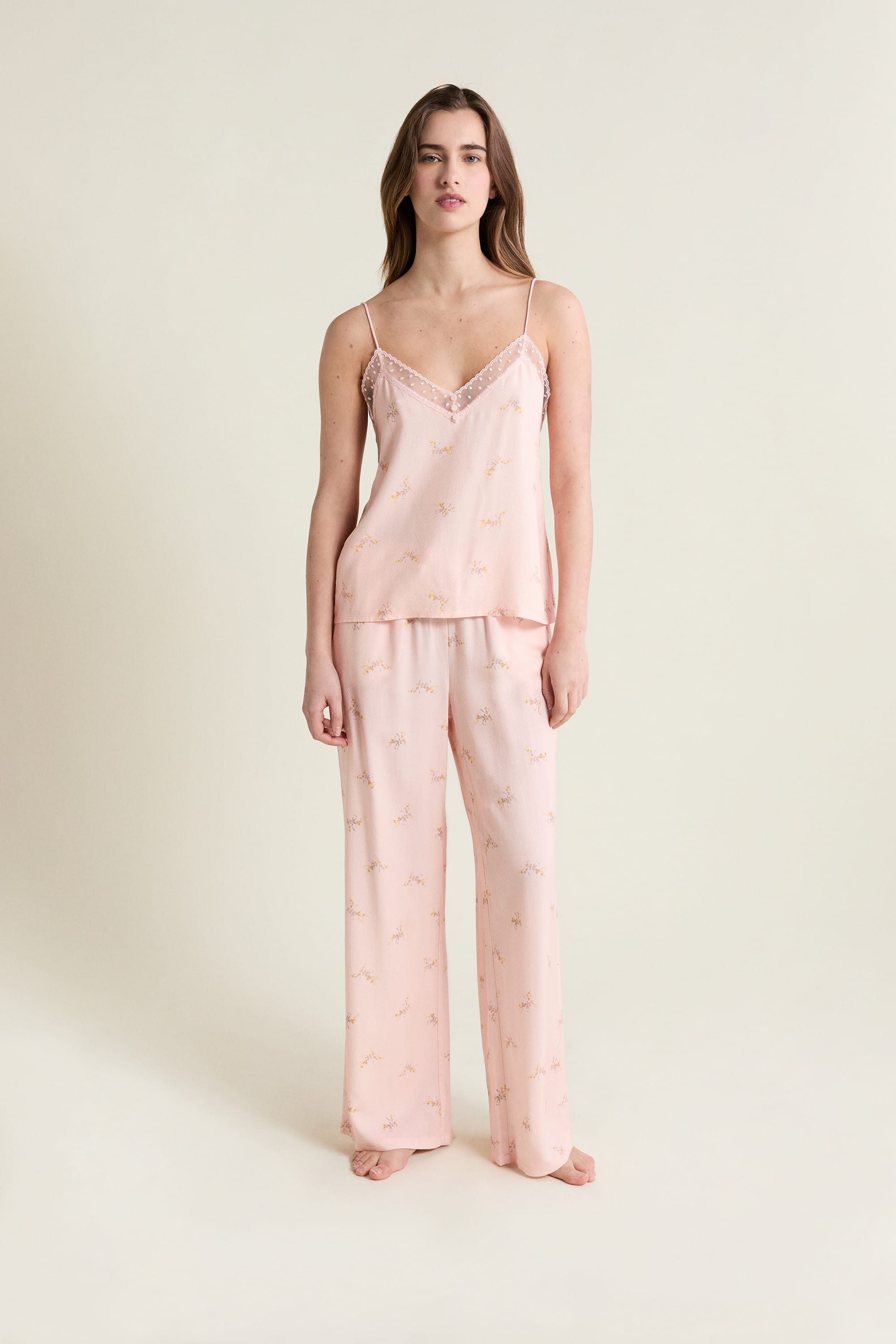 Etam plumia - caraco in imp fond rose - Image 5