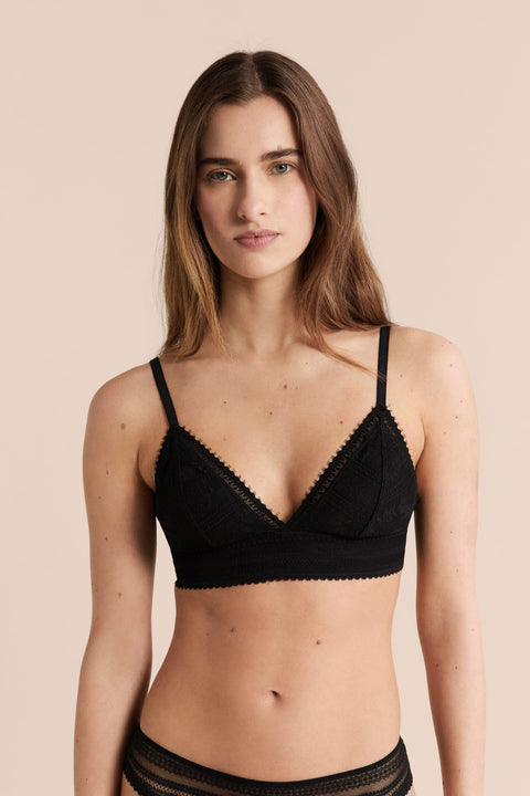 Etam aura - N8 triangle in black