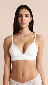 Etam aura - N8 triangle in ecru - Image 1