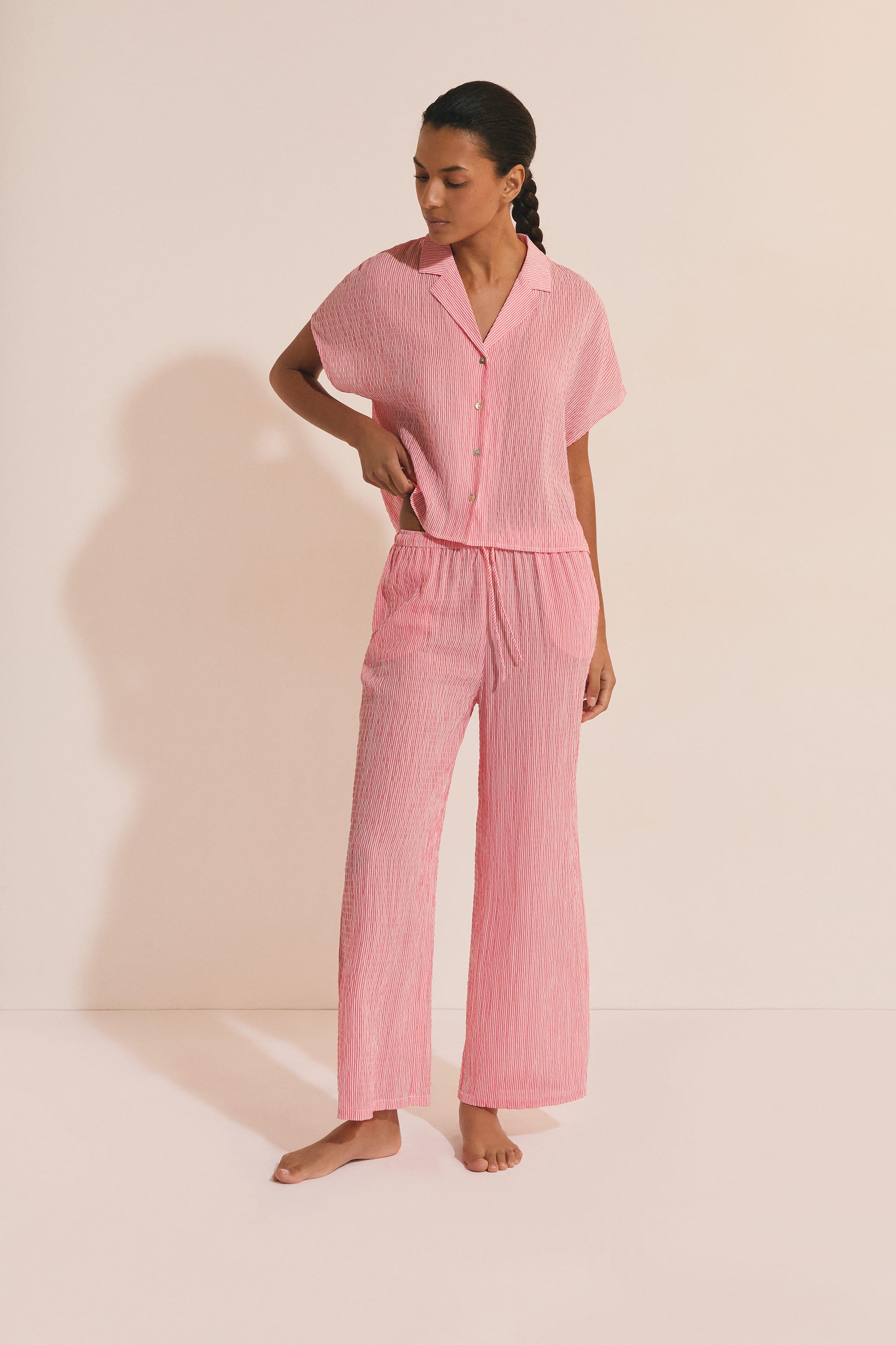 Etam oselia - pantacourt in imp fond rose - Image 3