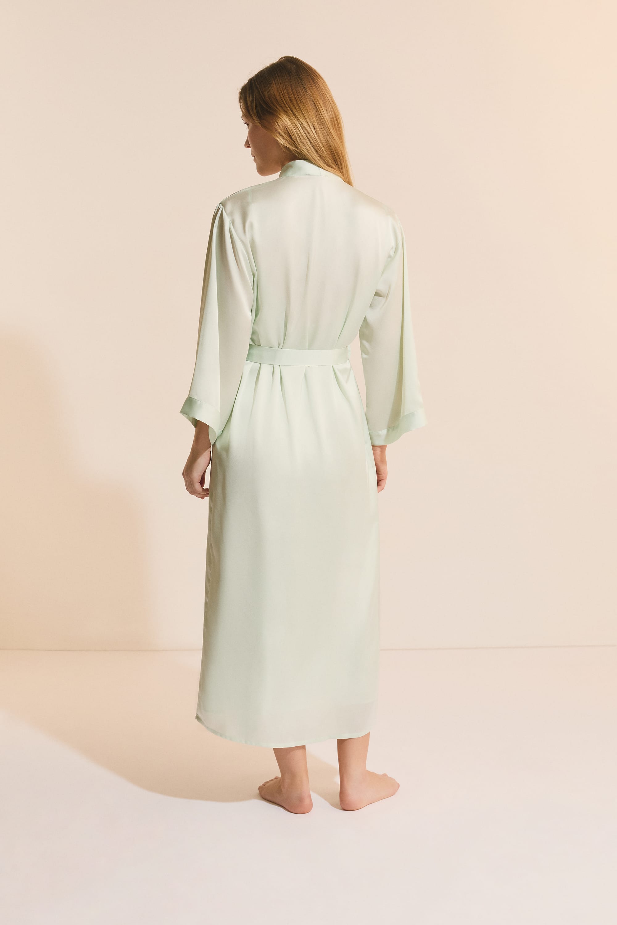 Etam olyssa - deshabille long in anis - Image 2