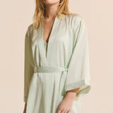 Etam olyssa - deshabille long in anis - Image 3