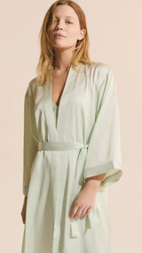 Etam olyssa - deshabille long in anis - Image 3