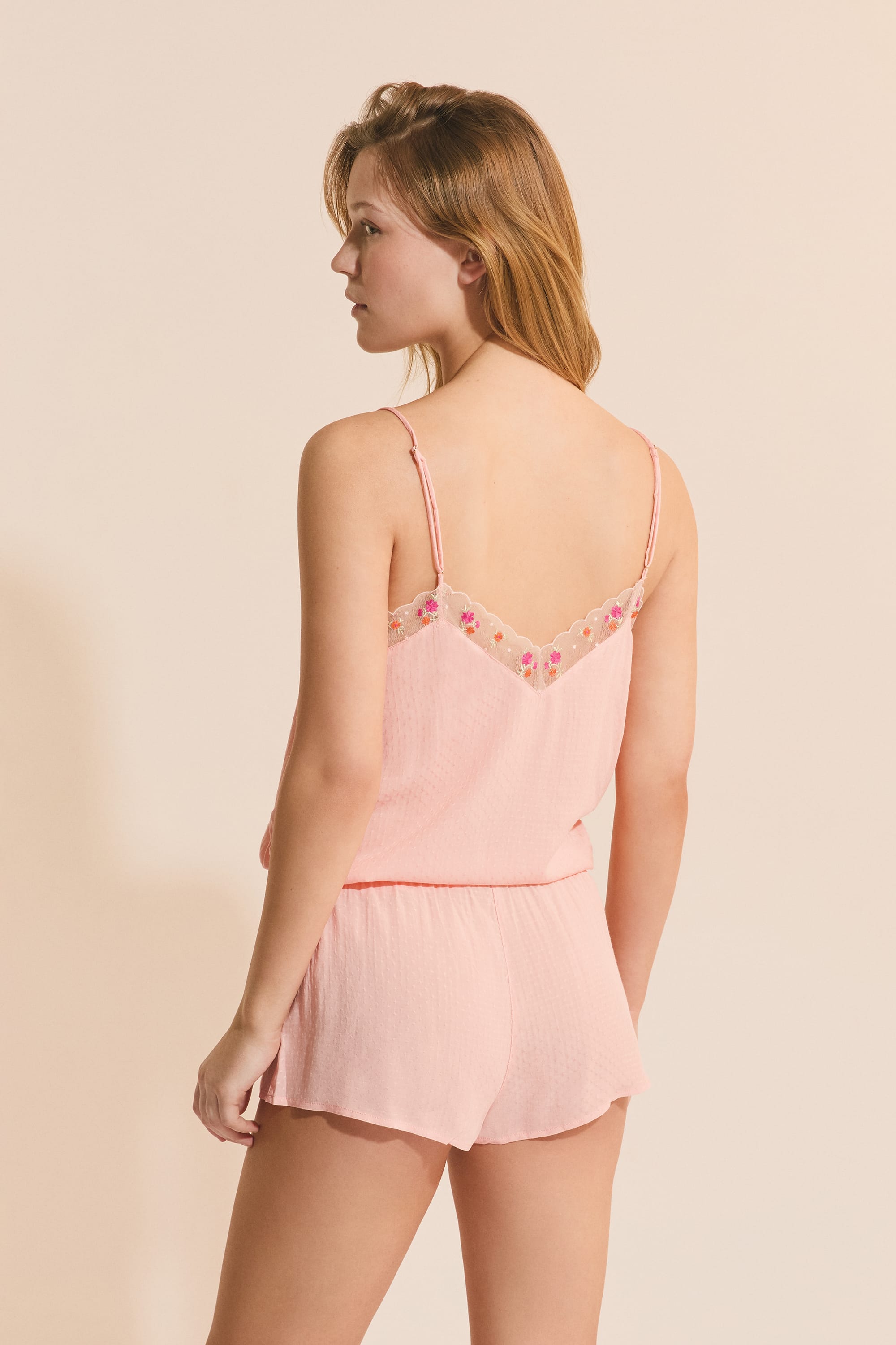 Etam freesia - short in saumon peche - Image 2
