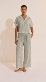 Etam oselia - chemise in imp fond vert