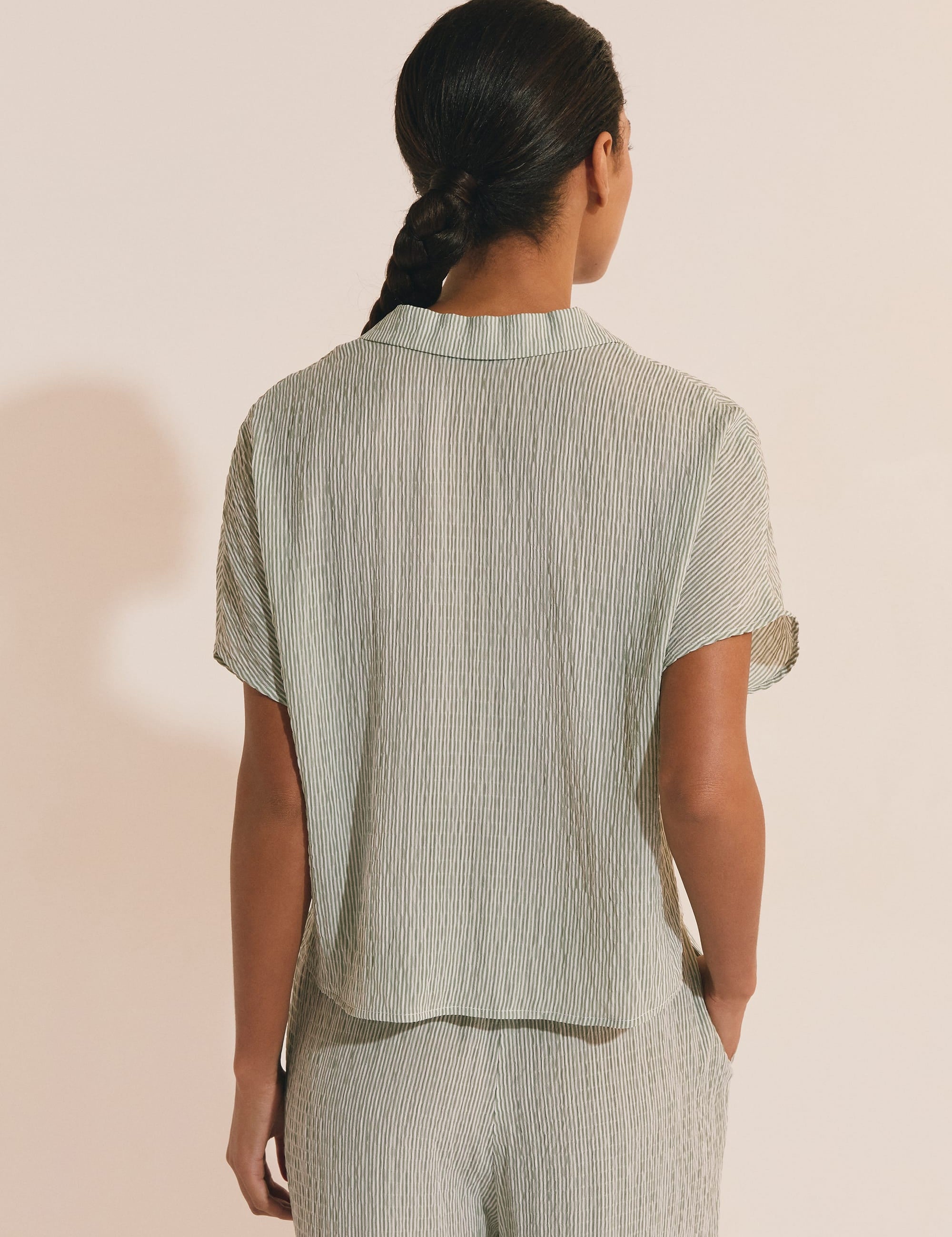 Etam oselia - chemise in imp fond vert
