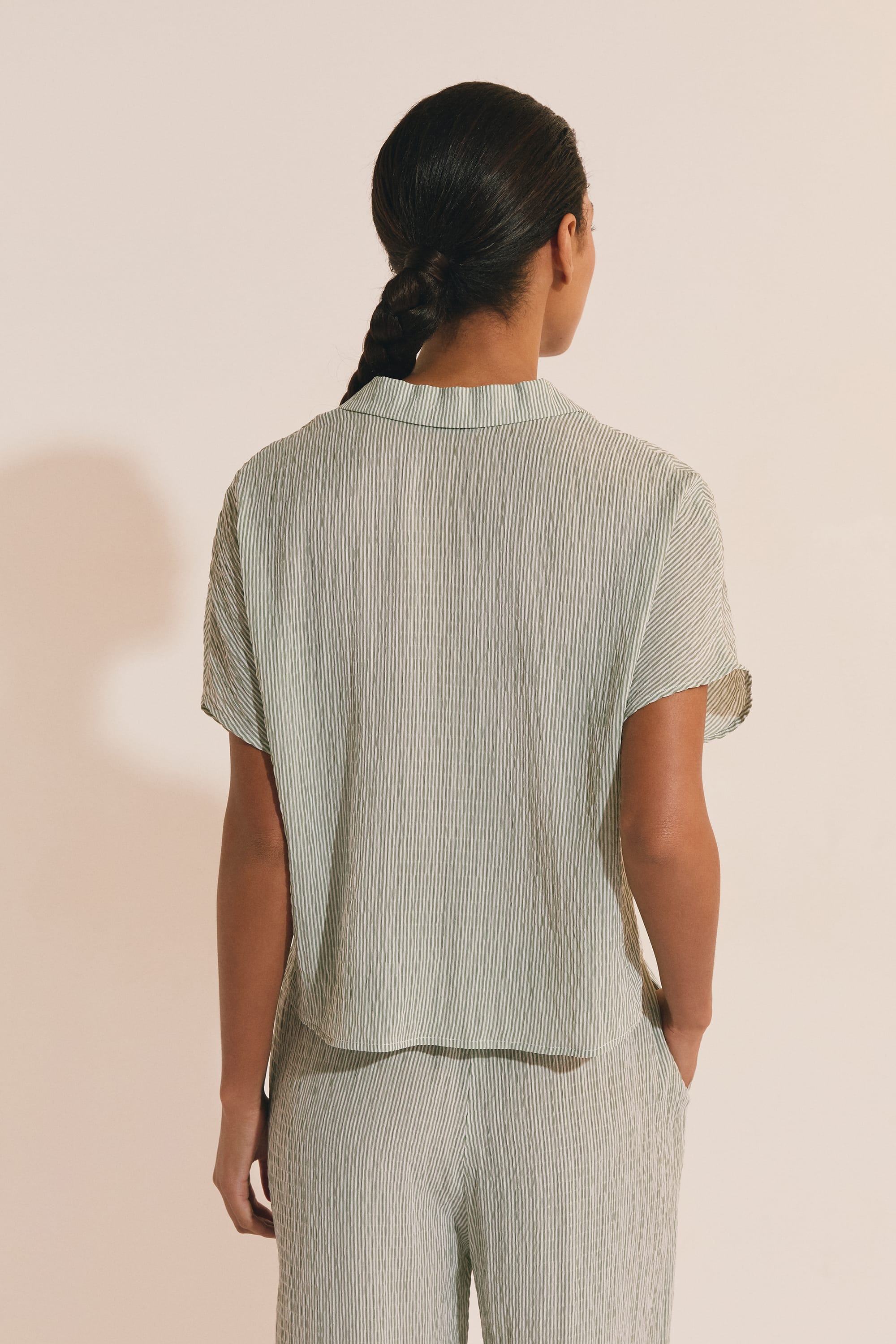 Etam oselia - chemise in imp fond vert