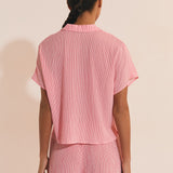 Etam oselia - chemise in imp fond rose