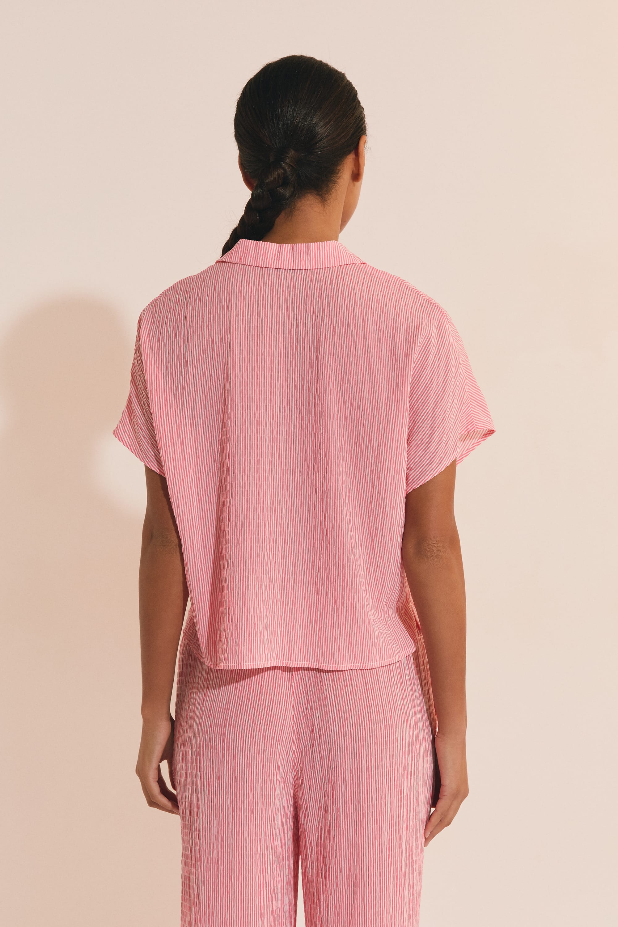 Etam oselia - chemise in imp fond rose
